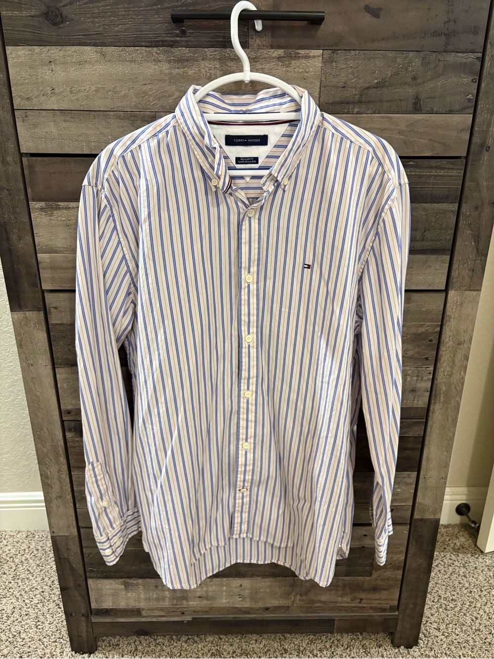 Tommy Hilfiger Capote Classic-Fit Stretch Shirt Men’s XL